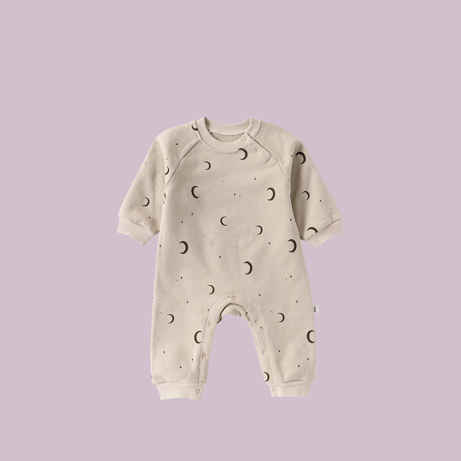 Überglücklich! 🌙✨ Strampler beige