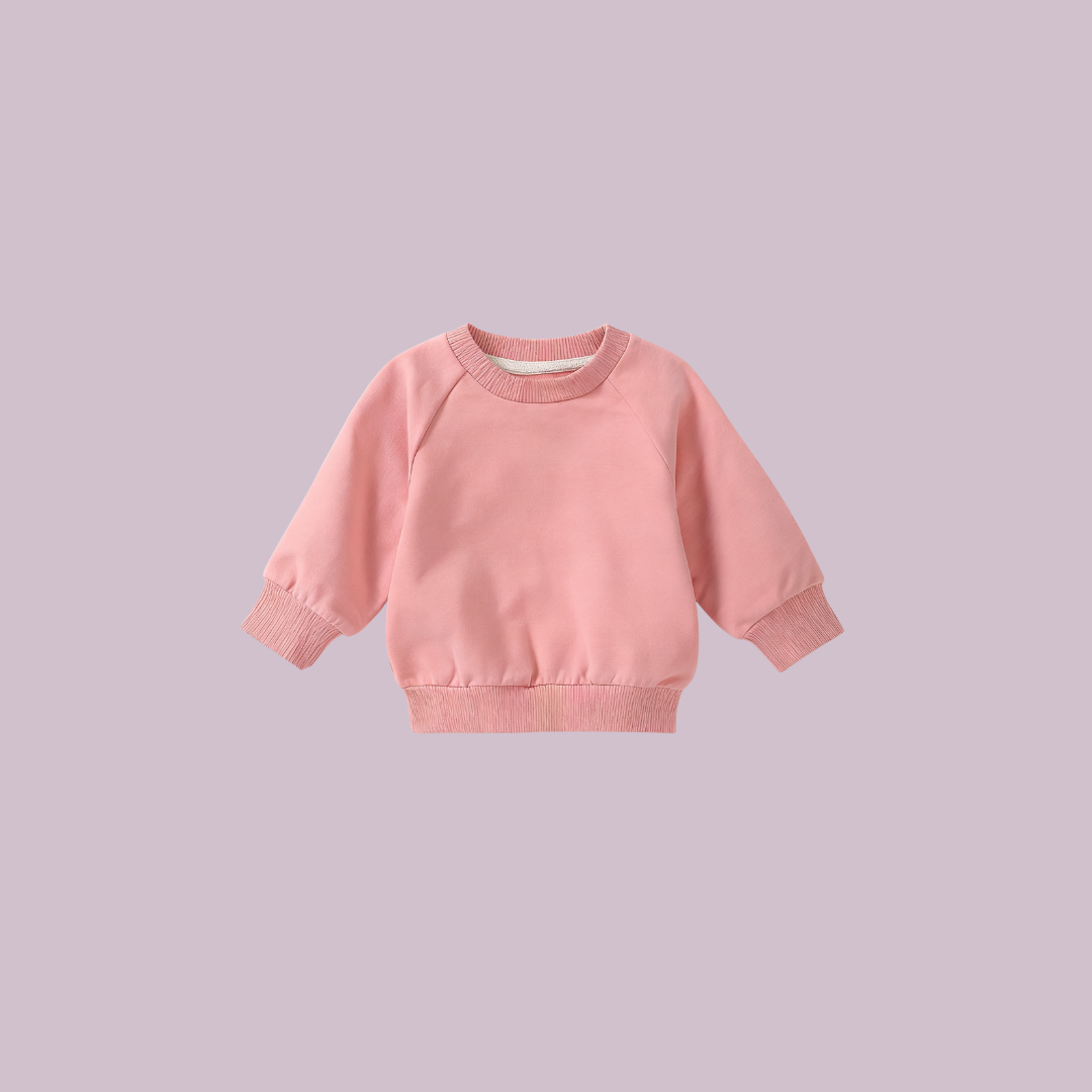 Oversized-Pullover Rosa