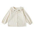Blouse Daisy Embroidery – Cream