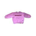 Running sweatshirt roze