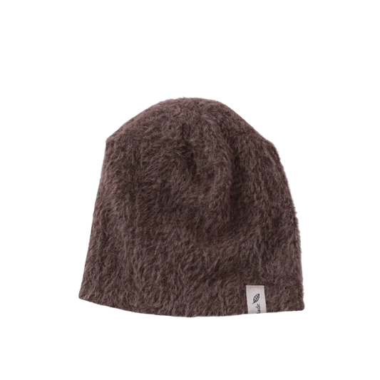 Superzachte beanie bruin