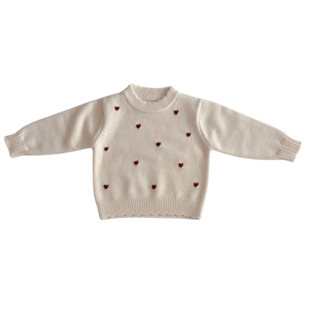 Herzchenpullover