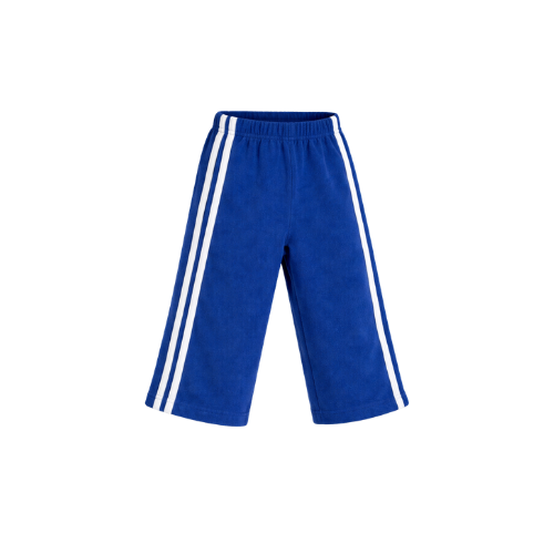 Wide fit badstof donkerblauw