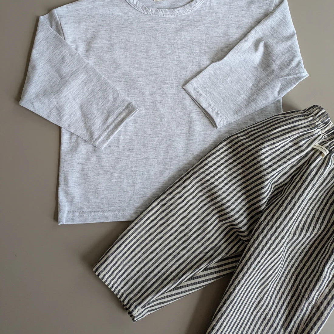Langarmshirt Melange