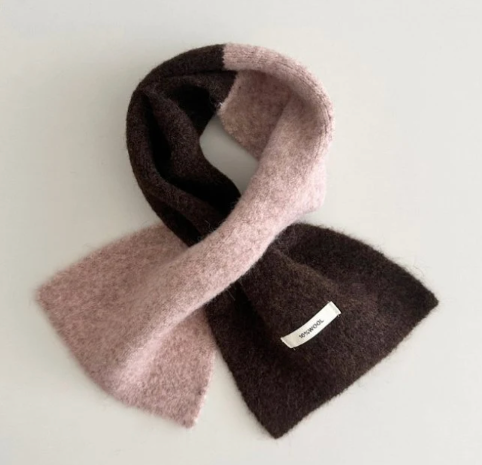 Roze/bruine sjaal