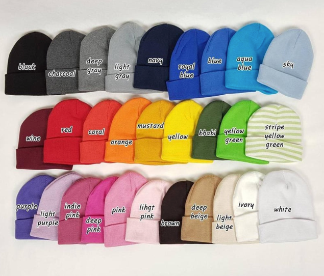 BEANIE kleur naar keuze