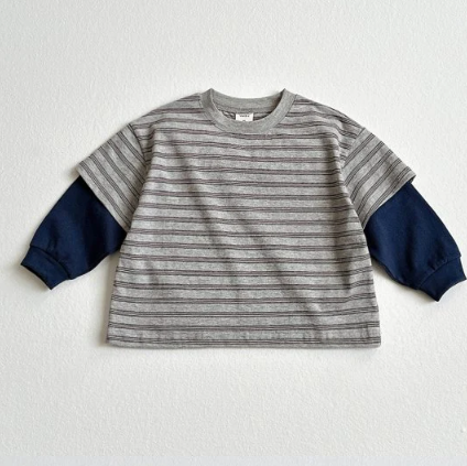 Stripe Layered Tee