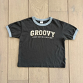 Groovy tee Grijs/Blauw