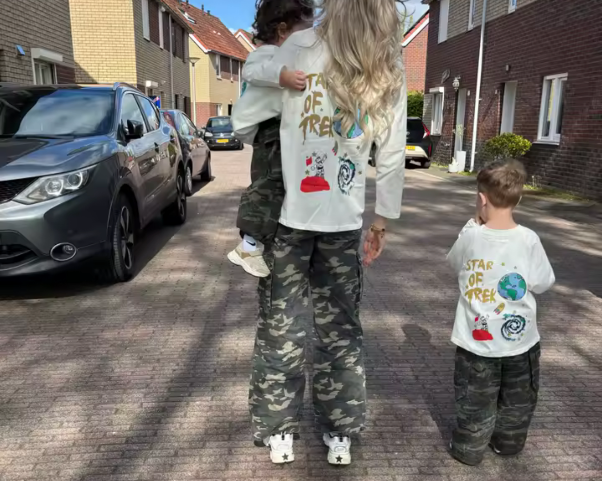 Camo pants wide fit