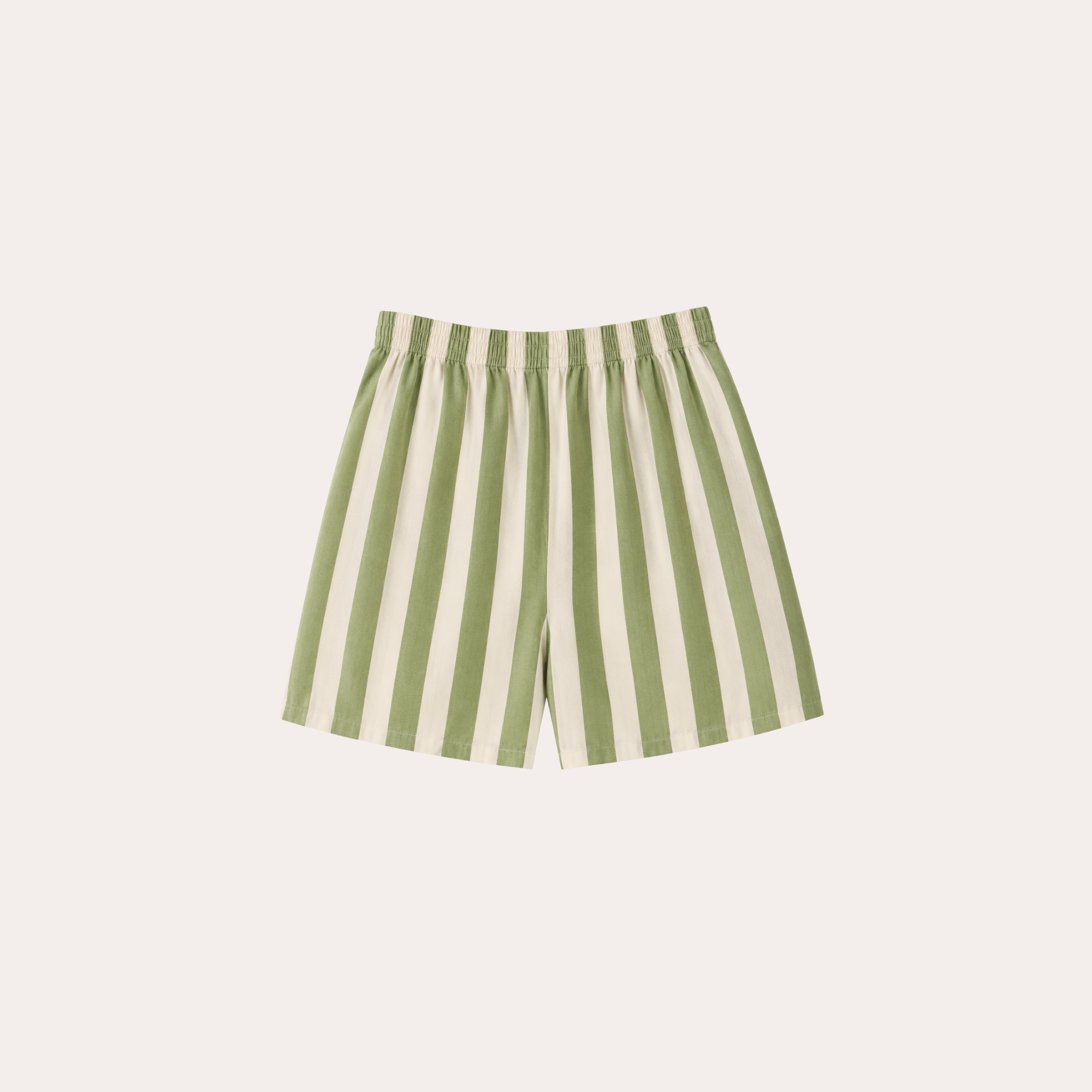 Pistazien-Streifen-Shorts