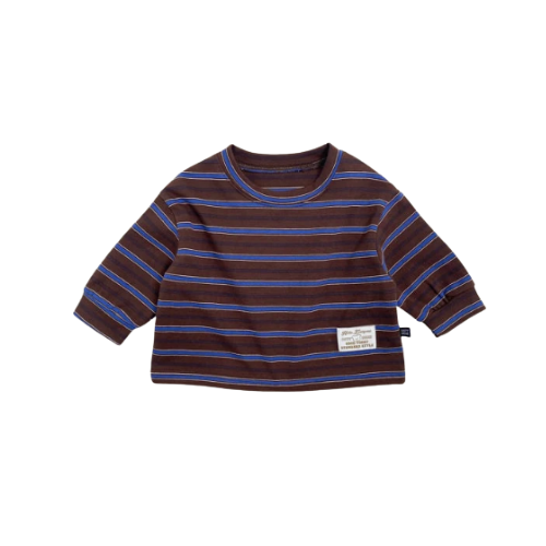 Striped Longsleeve – Brown/Blue