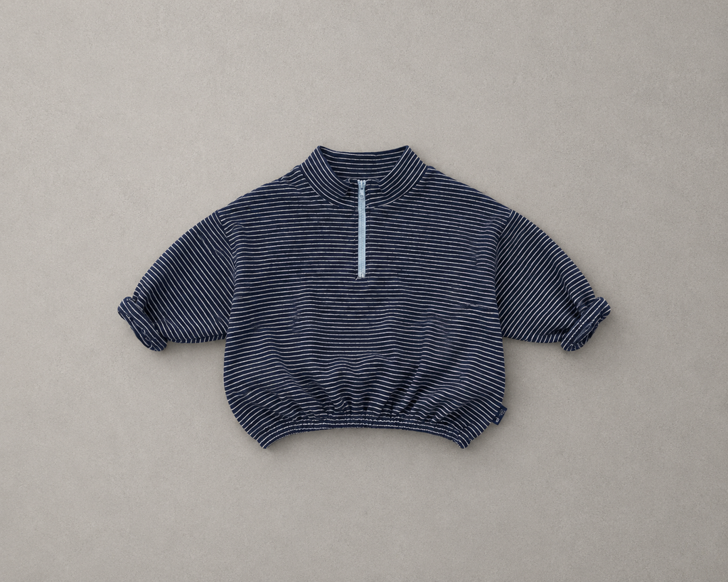 Zip hoodie navy