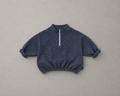 Zip hoodie navy