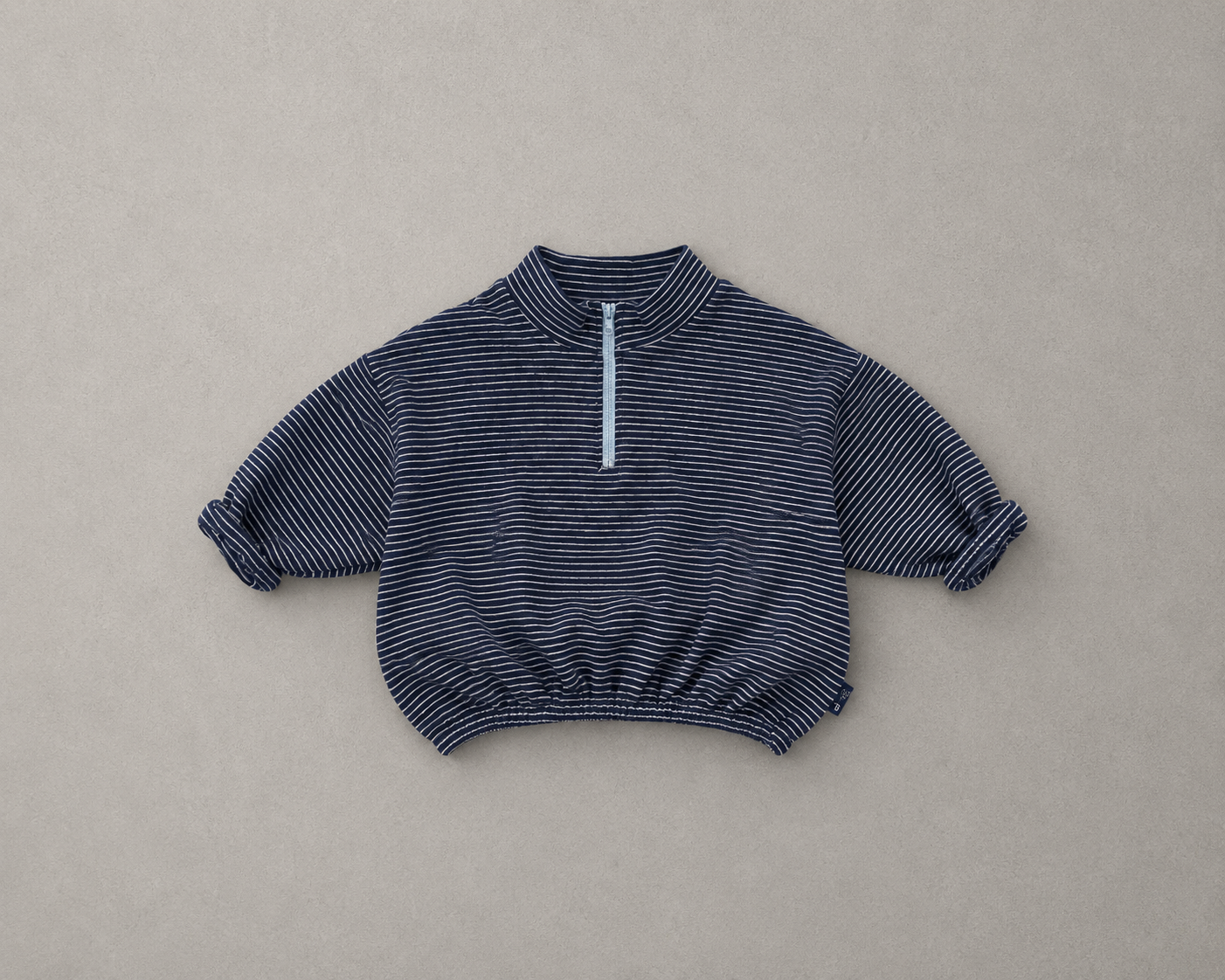 Zip hoodie navy