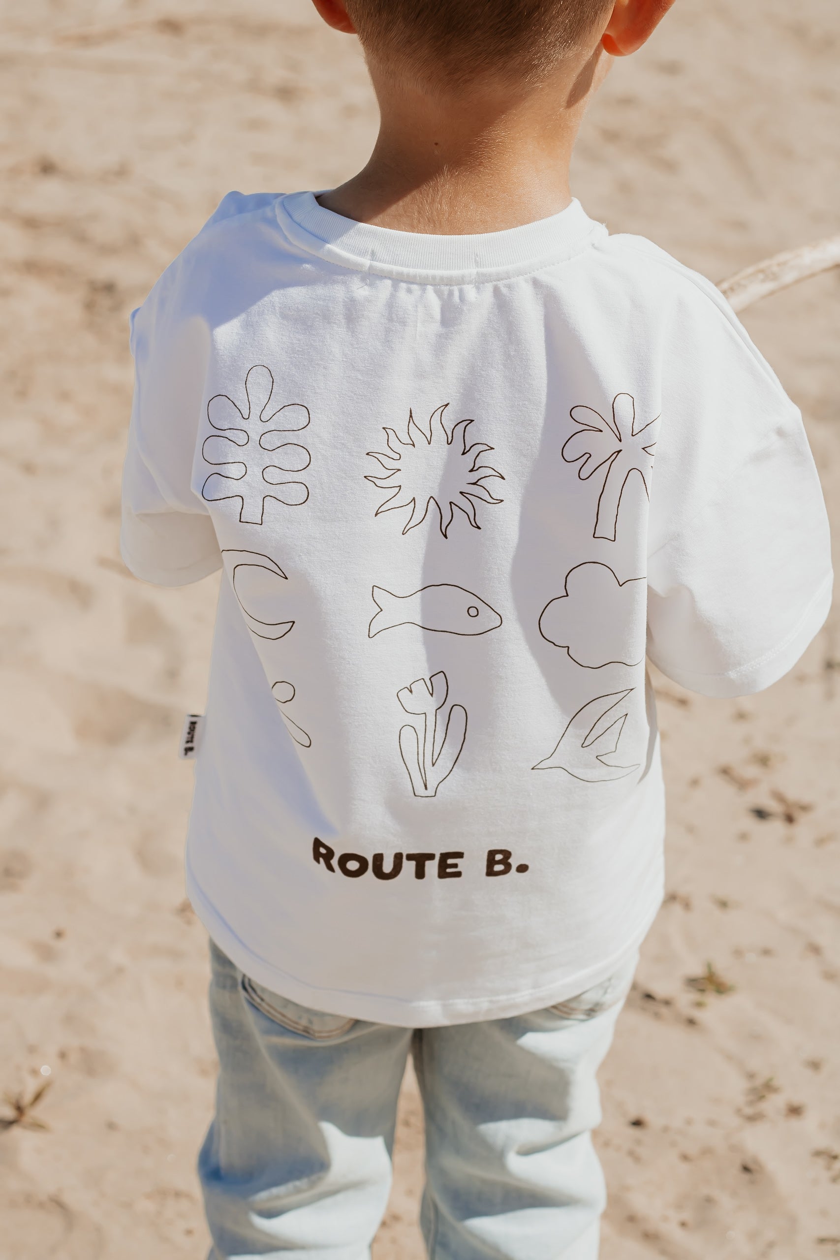 Oversized Shirt weiß